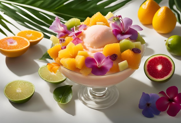 Paisagem de comida colorida foto bonita comida bela comida se diferentes imagens de comida comida muito foto AI GEN