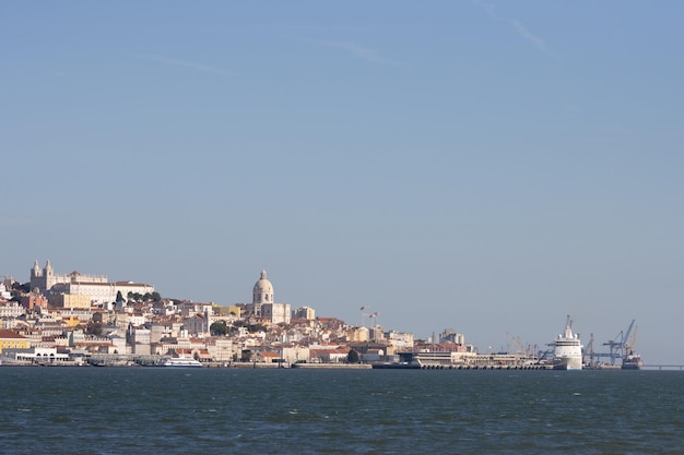 paisagem de lisboa e do rio tejo