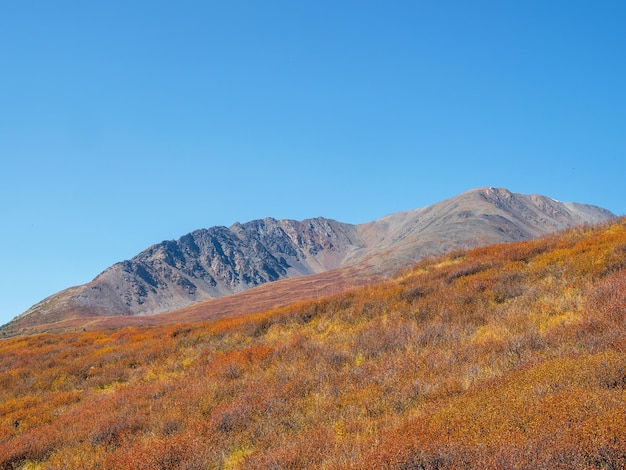 Paisagem de montanha colorida minimalista com colinas na diagonal