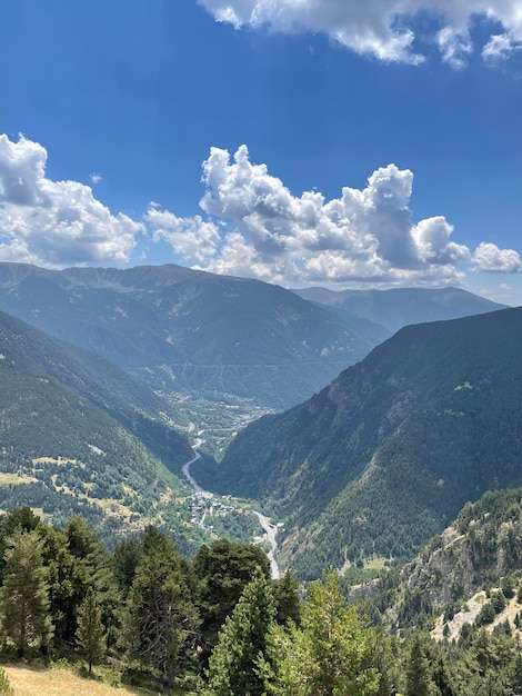 Paisagem de montanha. foto