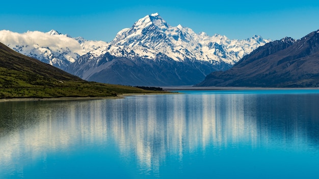 Foto paisagem de mount cook