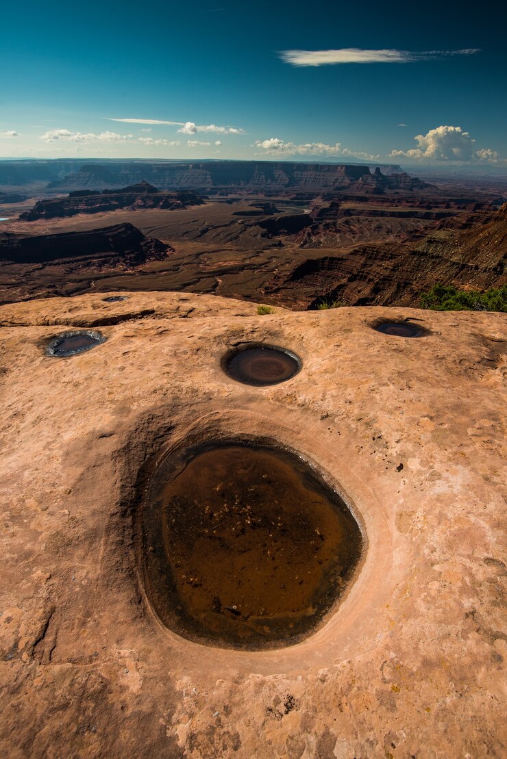 Paisagem, de, parque nacional canyonlands