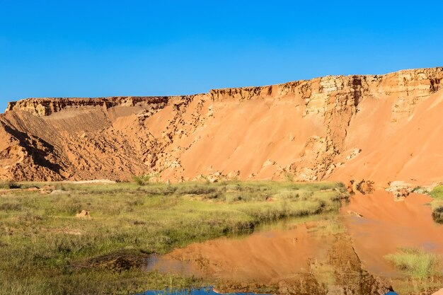 Paisagem desértica de fundo