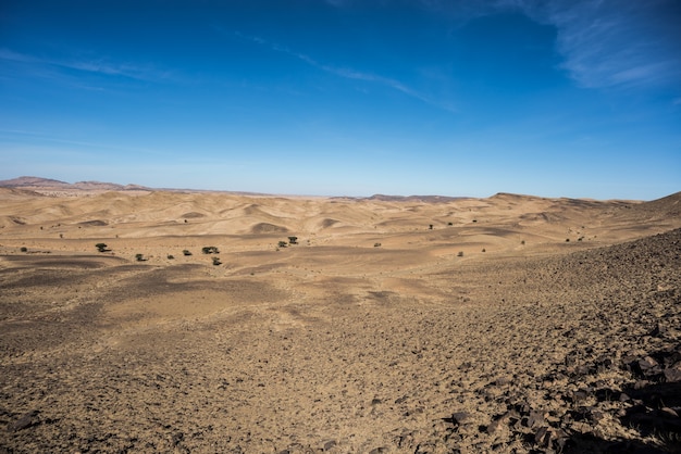 Paisagem, deserto e montanhas Marrocos