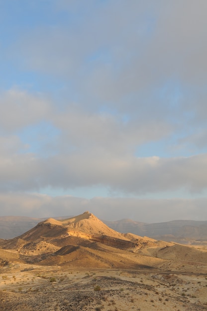 Paisagem do deserto ao nascer do sol