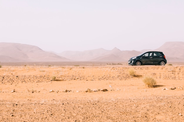 Foto paisagem do deserto em marrocos