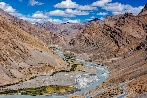 Paisagem do Himalaia, Ladakh, Índia