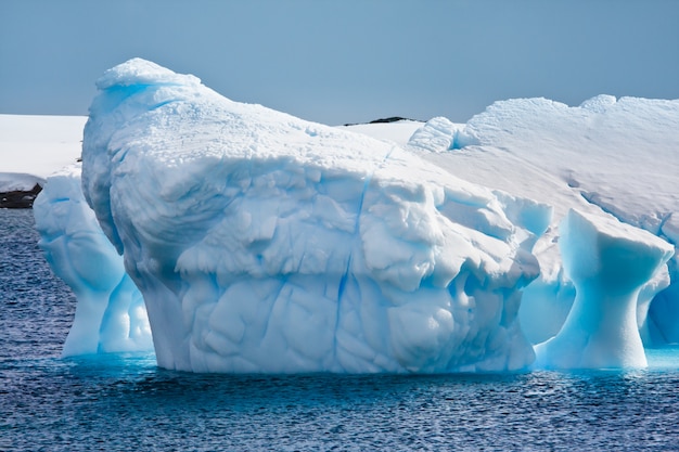 Paisagem do iceberg antártico