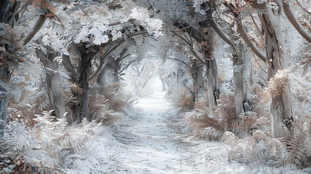 Paisagem do País das Maravilhas de Inverno 1