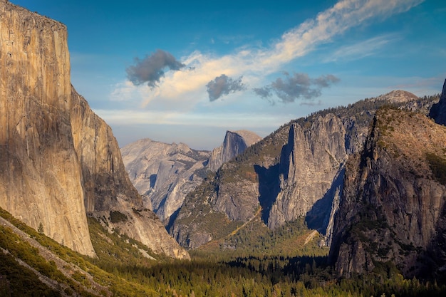 Foto paisagem do parque nacional de yosemite, nos estados unidos