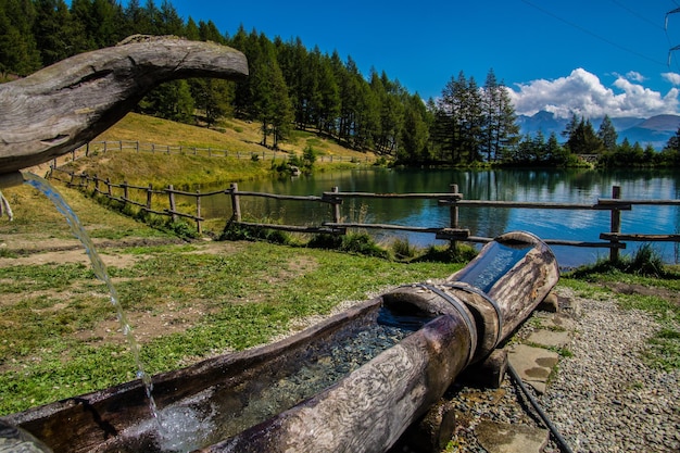 paisagem dos alpes italianos