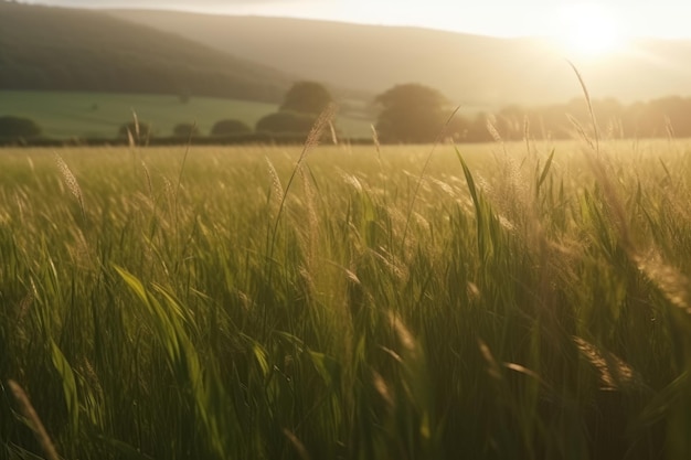 Paisagem dos campos do país