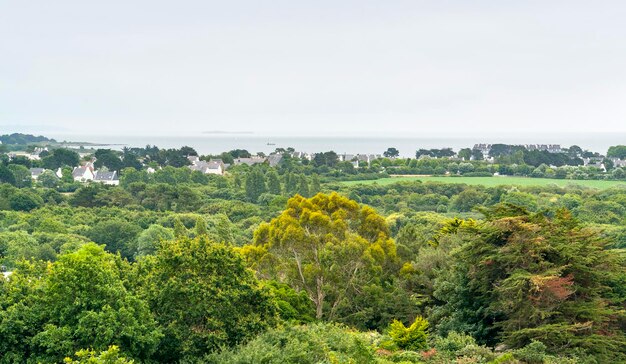 Paisagem em torno de carnac brittany