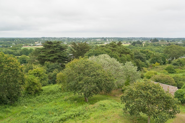 Paisagem em torno de carnac brittany