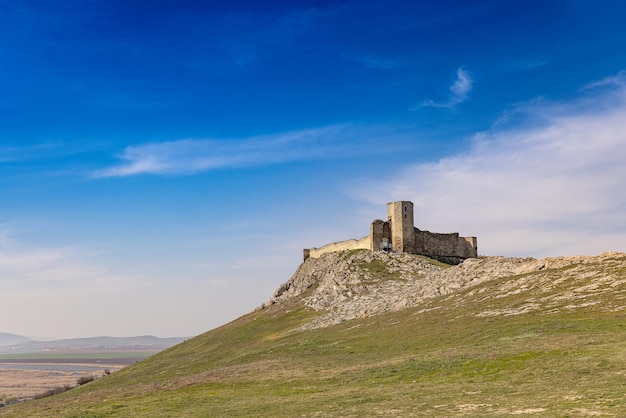 Foto paisagem incrível desta fortaleza medieval