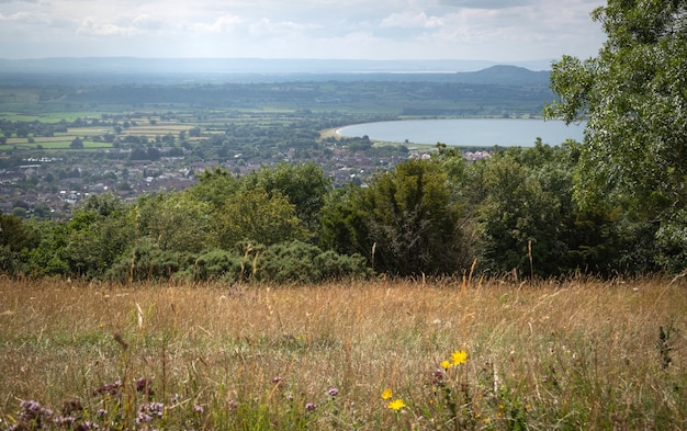 paisagem inglesa em cheddar gorge