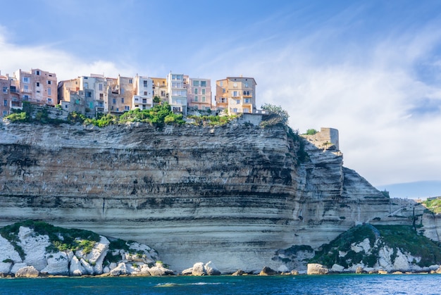 Paisagem, ligado, ilha córsega, em, frança