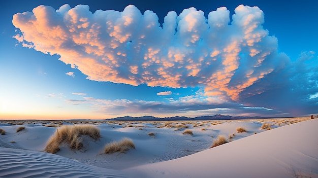 Paisagem majestosa de dunas de areia