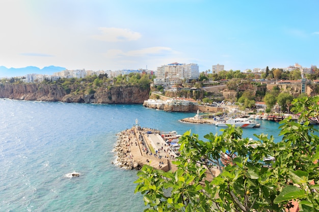 Paisagem mediterrânica em antalya.