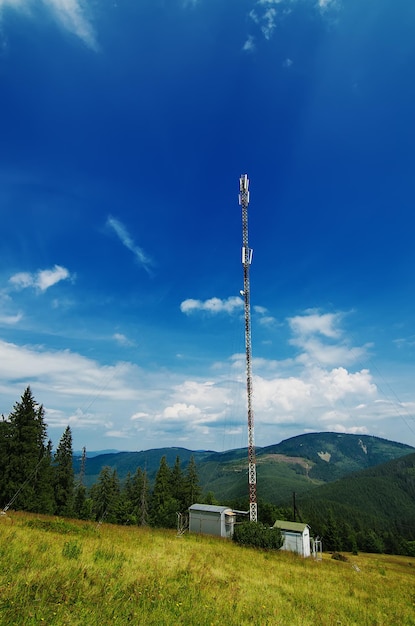 Paisagem montanhosa dos Cárpatos