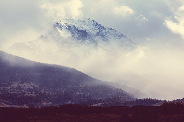 Paisagem montanhosa nas montanhas rochosas do Colorado, Colorado, Estados Unidos.