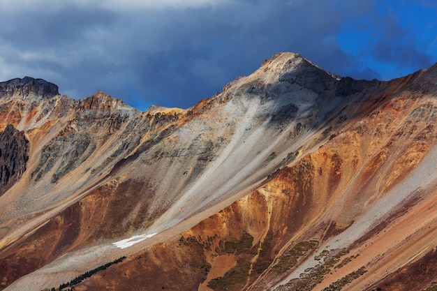 Paisagem montanhosa nas montanhas rochosas do Colorado, Colorado, Estados Unidos.