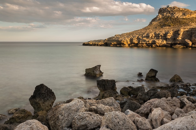 Paisagem na Cala del Cuervo. Parque Natural do Cabo de Gata. Espanha.