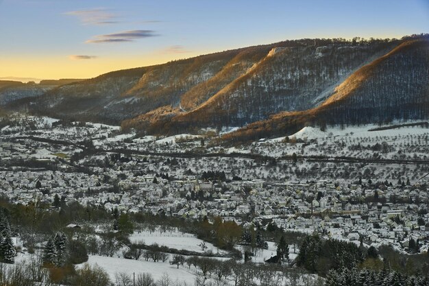 Paisagem nas montanhas