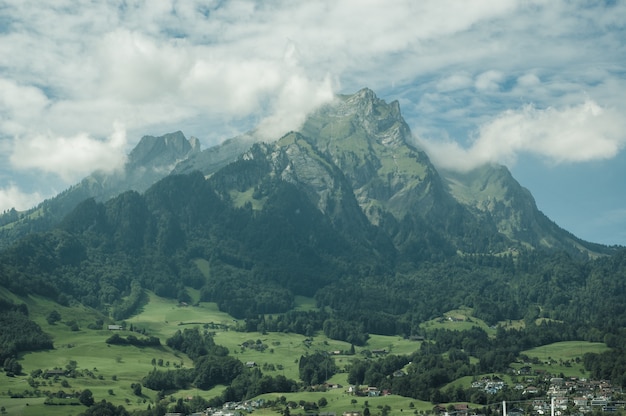 Paisagem nos Alpes