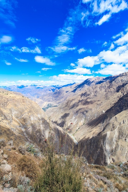 Paisagem nos Andes Peru