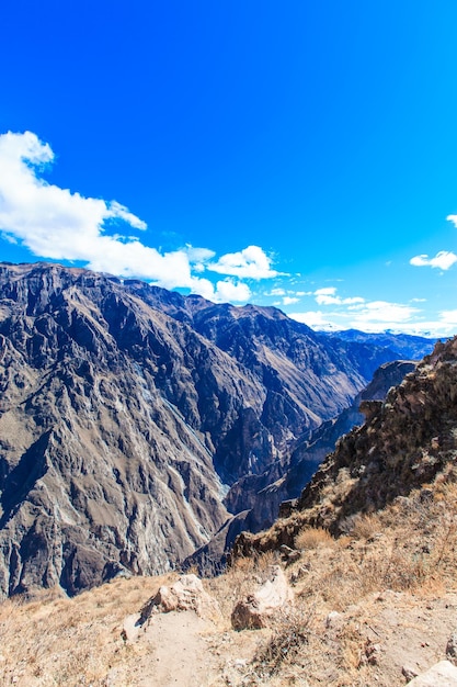 Paisagem nos Andes Peru