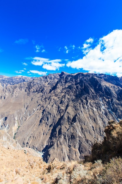 Paisagem nos Andes Peru