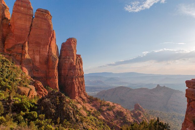 Paisagem panorâmica da catedral de Sedona, Arizona