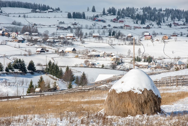 Paisagem rural de inverno