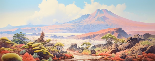 Foto paisagem tenerife ilhas canárias espanha generative ai