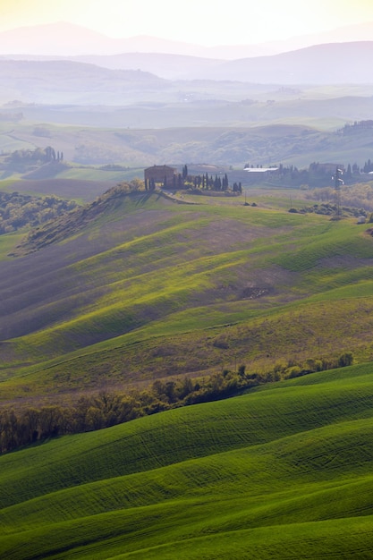 Paisagem típica da Toscana