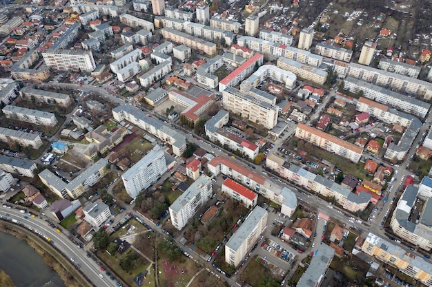 paisagem urbana aérea