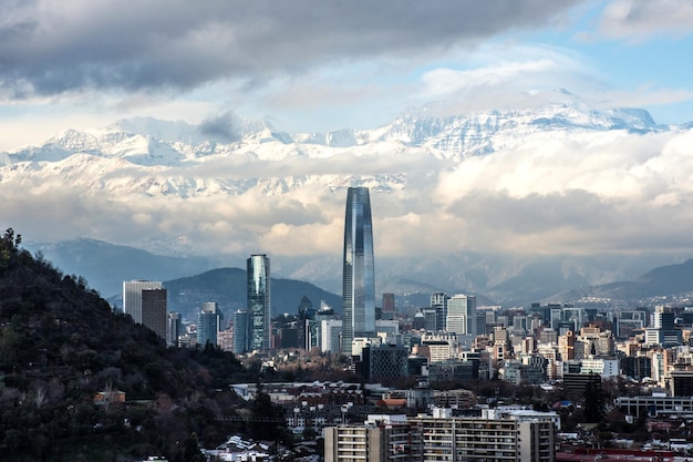 Foto paisagem urbana contra o céu