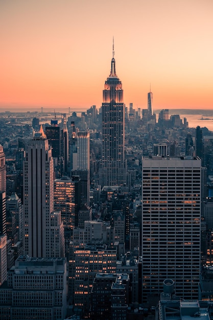 Foto paisagem urbana contra o céu