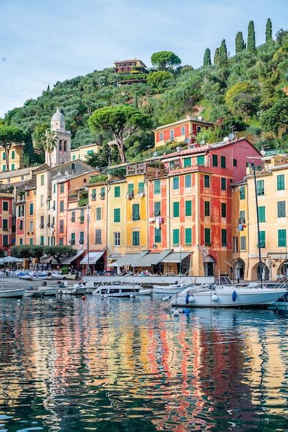 Foto paisagem urbana de portofino