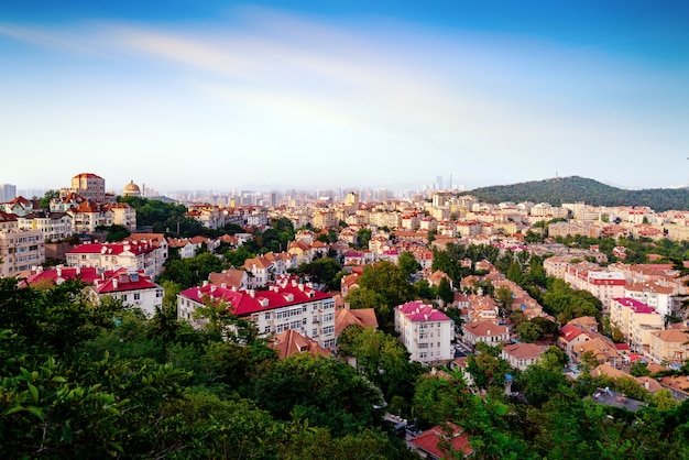 paisagem urbana em um dia ensolarado