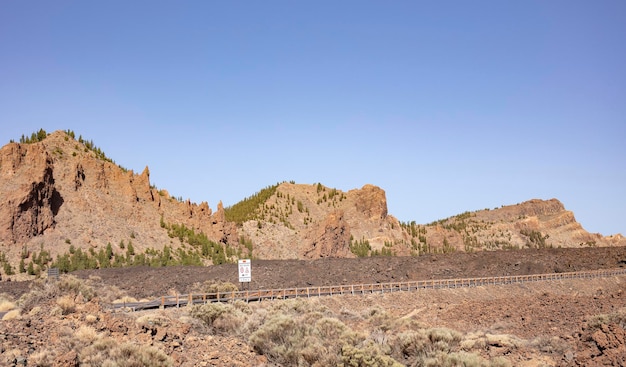 Paisagem vulcânica das Ilhas Canárias Espanha