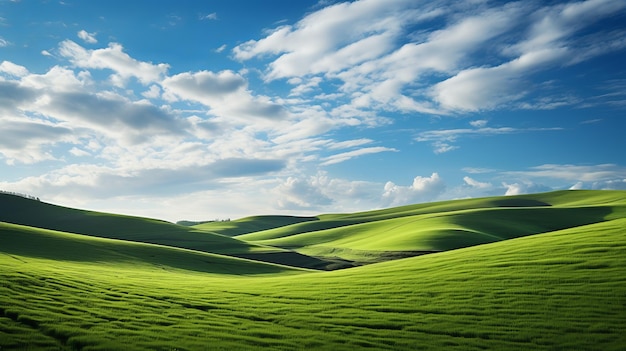 Paisagens cativantes, majestosas colinas verdes e paisagens marinhas