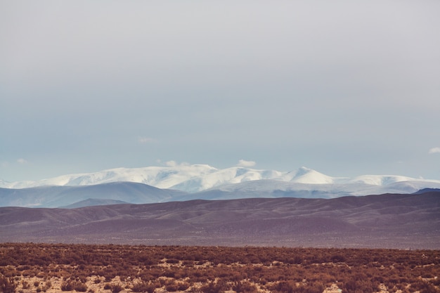 Paisagens cênicas do norte da argentina