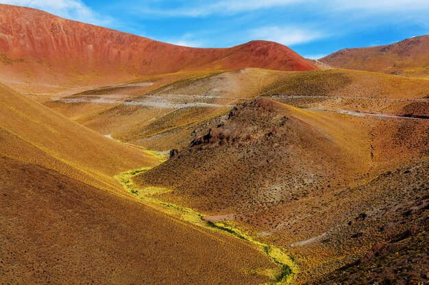 Paisagens cênicas do norte da argentina