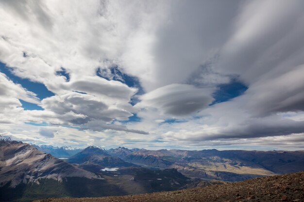 Paisagens da patagônia no sul da argentina