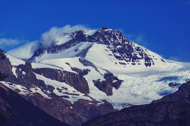 Paisagens da Patagônia no sul da Argentina