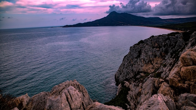 Paisagens da sardenha, ilha mediterrânea, itália