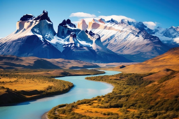 Paisagens impressionantes no Parque Nacional Torres del Paine