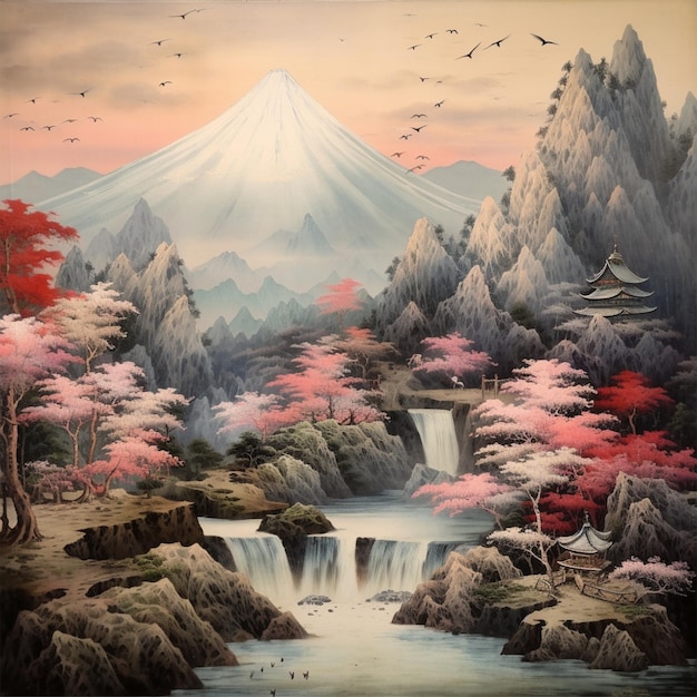 Paisagens montanhosas japonesas 20